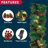 9 Ft Christmas Garland Prelit with 50 Lights, Bristle, Pine Cones, Holly Berries for Outdoor & Indoor Christmas Decorations