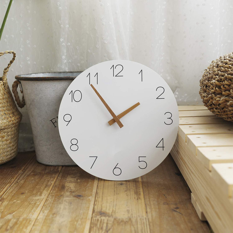 Wall Clock, Analog Wall Clock, Silent Non-Ticking 12 Inch Modern Wall Clocks Battery Operated For Office, Home, Bathroom, Kitchen, Bedroom, School, Living Room
