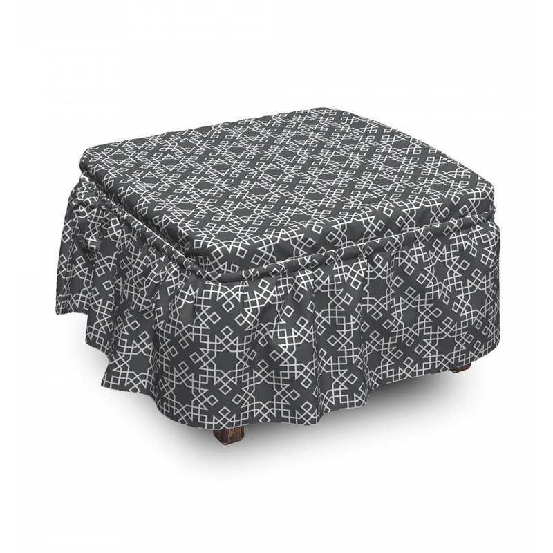 Housse pour repose-pieds étoile tile