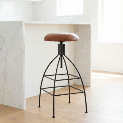 Tabouret de bar pivotant à hauteur ajustable Catharine