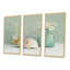«Pastel Bath III - Farmhouse», ensemble d'art mural sur toile encadré-1077648889-1077648891
