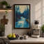 Woodland Stream Scandinavian - Wrapped Canvas-1493266423-1493266428