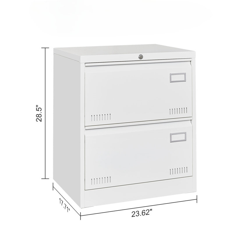 Mehnaaz 23.62'' Wide 2 -Drawer File Cabinet