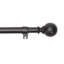 Black Aluminium Alloy, Resin Adjustable 3cm Bay Window Single Curtain Rod-229558080