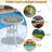 Round Metal Outdoor Dining Table , 23.82'' in. W 23.82'' in. D-84304121