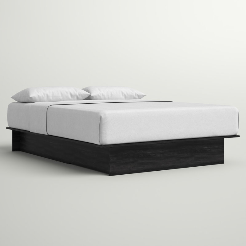 Raeesa Platform Storage Bed, Gray Oak