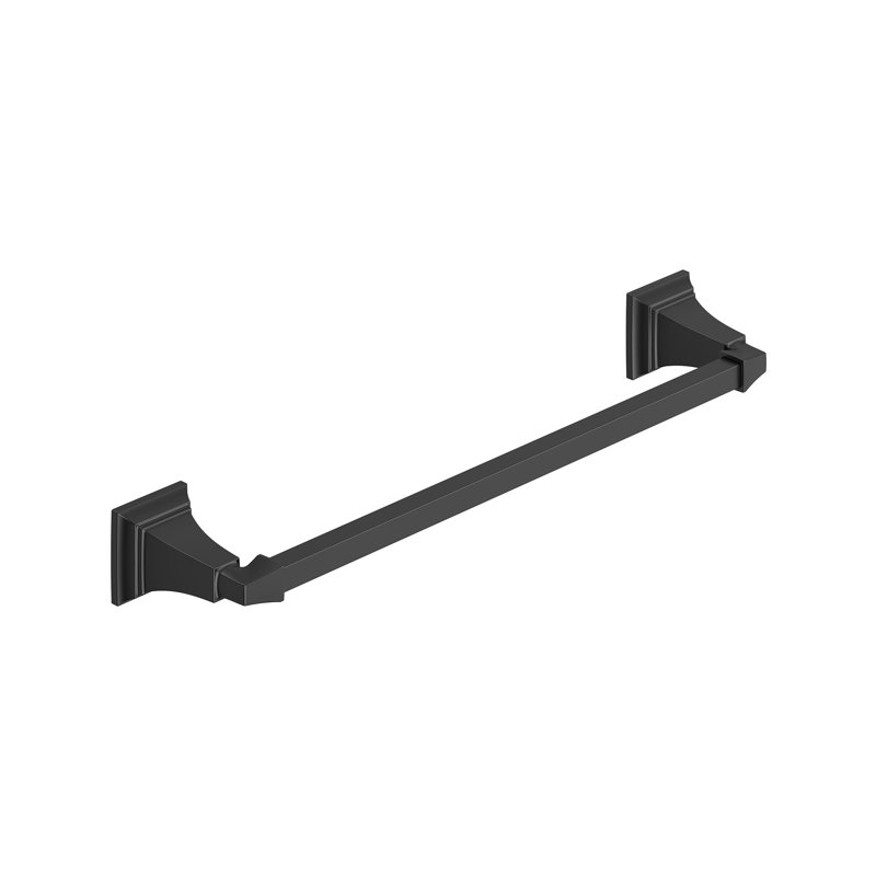 Barre à serviettes murale 20,25 po, Noir mat
