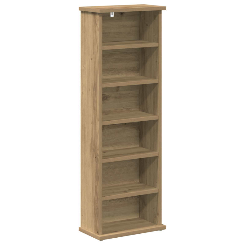 92 cm H Media Shelves, Artisan Oak