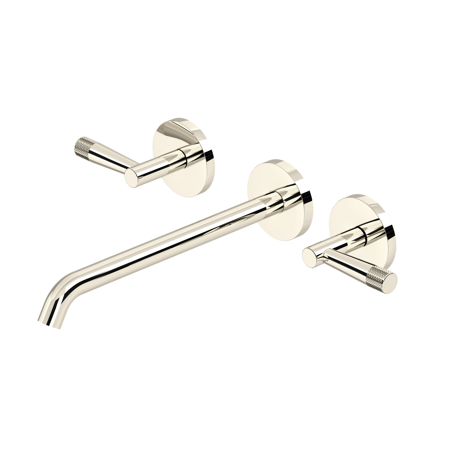 Terrell Wall Roman Tub Faucet, Polished Nickel