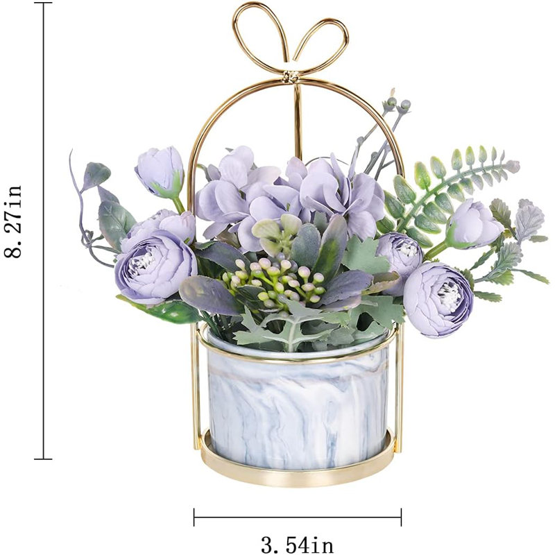 Arrangement in Vase, Purple