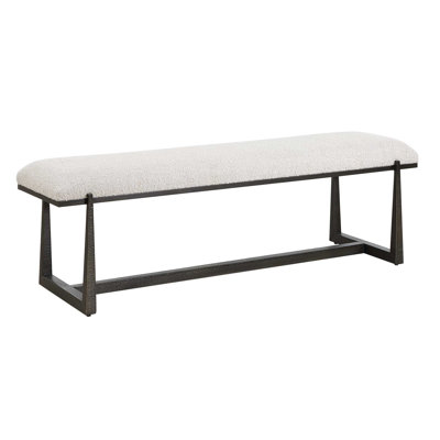 Banc long noir Garr