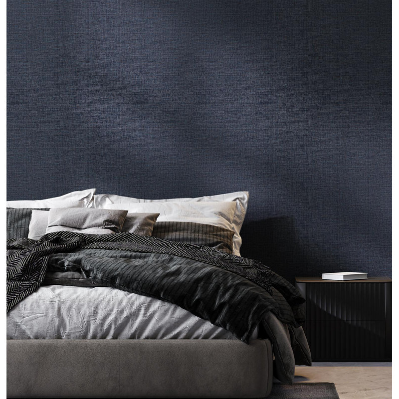 Boutique Breeze Texture Shimmer Wallpaper, Blue