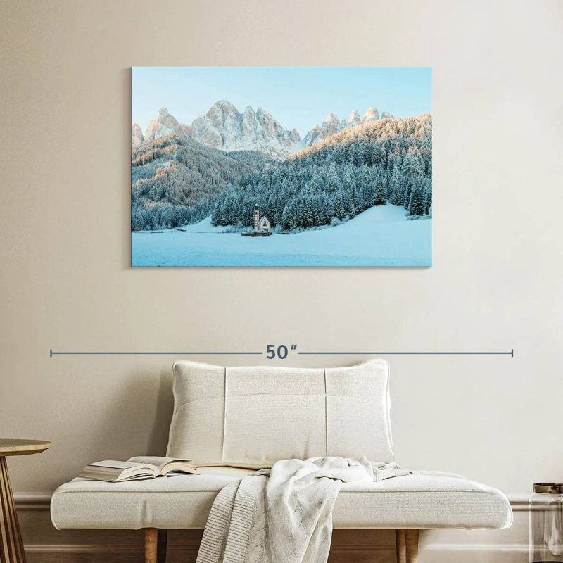 Forêt d'hiver des Dolomites d'Alvord, H 26 po x l 39 po