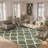 Tahoe Shag Performance Geometric Rug-1024285974