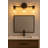 Easton Three-Light Bath Vanity Fixture w/ Clear Seedy Glass Shades-90546956