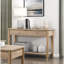 Mobilier de salon classique 1 pièce avec 2 tiroirs et tablette ouverte