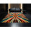 Tapis gris et noir à motif d'étoiles éclats et lavables à la machine Newberry