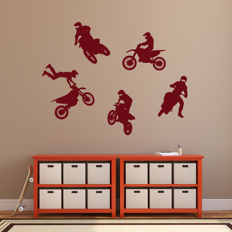Adhésif décoratif motocyclette tout-terrain, Canneberge