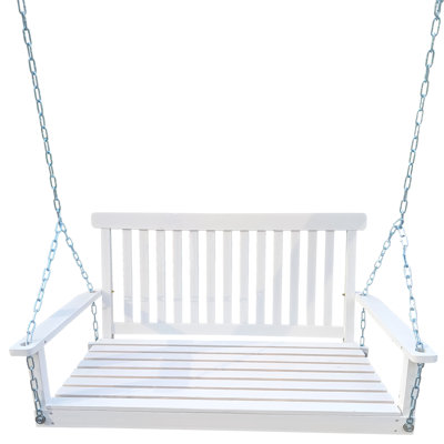 Banc de jardin extérieur avec structure en bois. Capacité de poids de 800 lb, assemblage facile, porche d'aspect blanc pour la joie. Processus d'assemblage, jardin de patio
