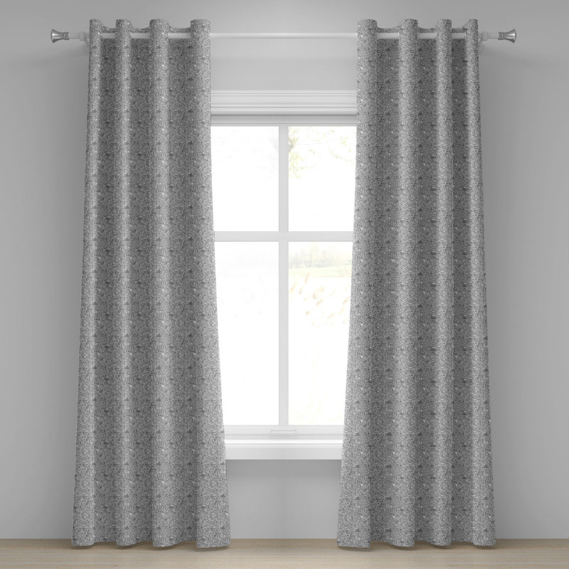 Sateen Blackout Curtains / Drapes Pair, 50" W x 96" L