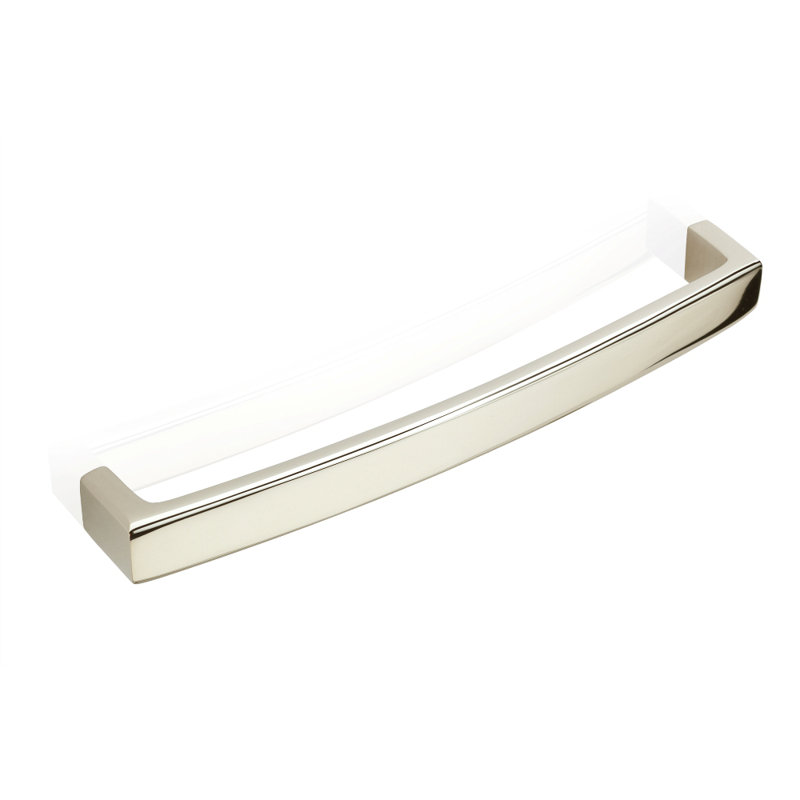 Mulberry Arch Pull, Polished Nickel, 6.3"