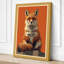 Portrait Fox Modern - Wrapped Canvas-774936473-774936483
