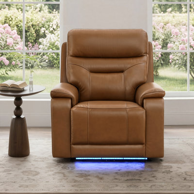 Fauteuil inclinable à double moteur de 93,5 cm (36,8 po) avec appui-tête réglable électriquement, inclinaison à plat jusqu'à 165°