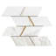 Carreau de porcelaine poli 11 po x 12 po Stately Avenue-72531496