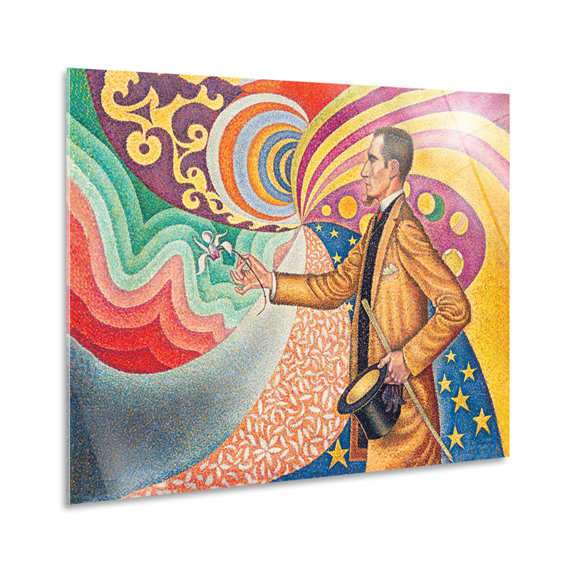 Portrait Of Felix Feneon by Paul Signac - No Frame Print, Plastic/Acrylic, 100cm H x 140cm W