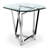 Glass Top End Table