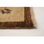 Tapis de zone en laine brun/beige 6 pi 6 po x 9 pi 4 po "one-of-a-kind" à la main noué la 2010 chobi Adrith