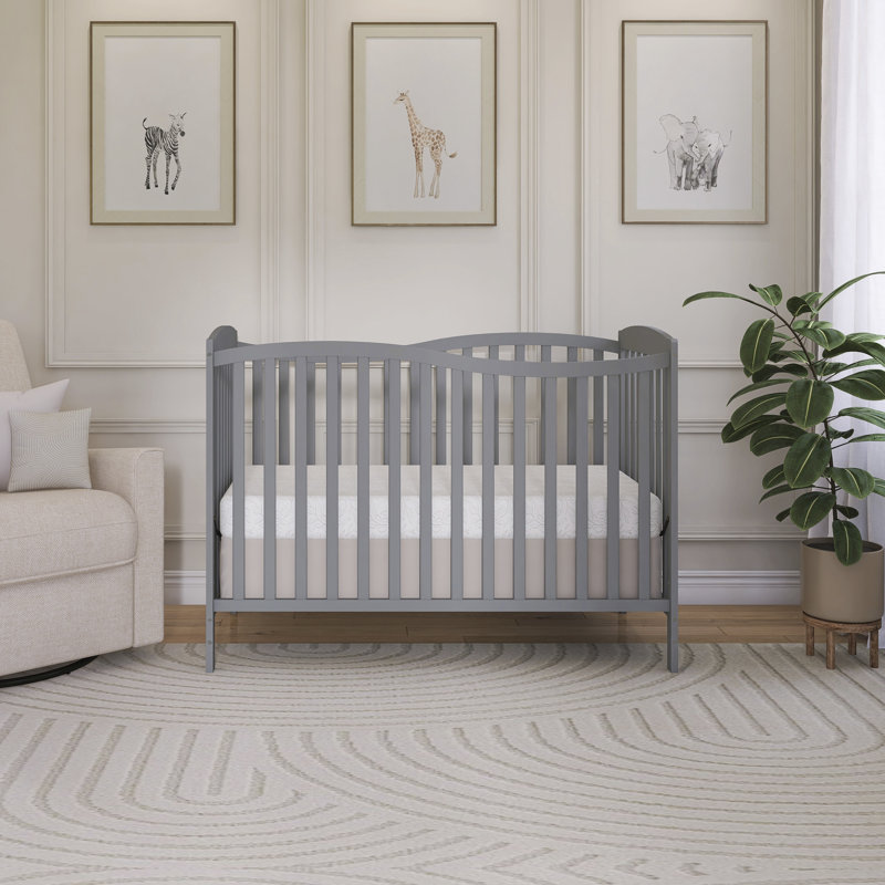 Lit de bébé convertible 5-en-1 Chelsea, Gris