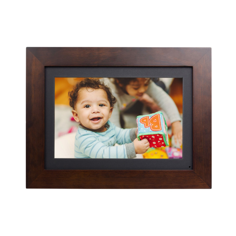 Smart Digital Picture Frame , 10", Espresso