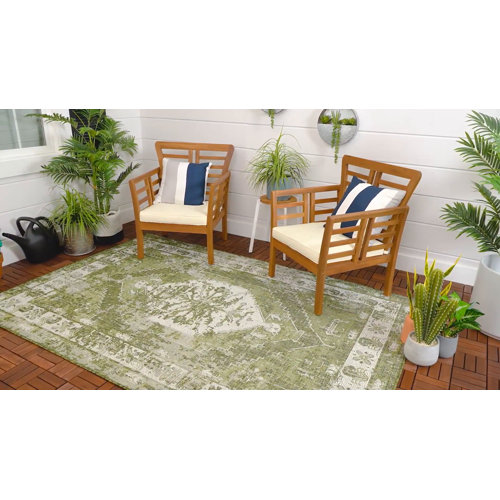 Langley Street Valerie Oriental Indoor / Outdoor Rug & Reviews | Wayfair