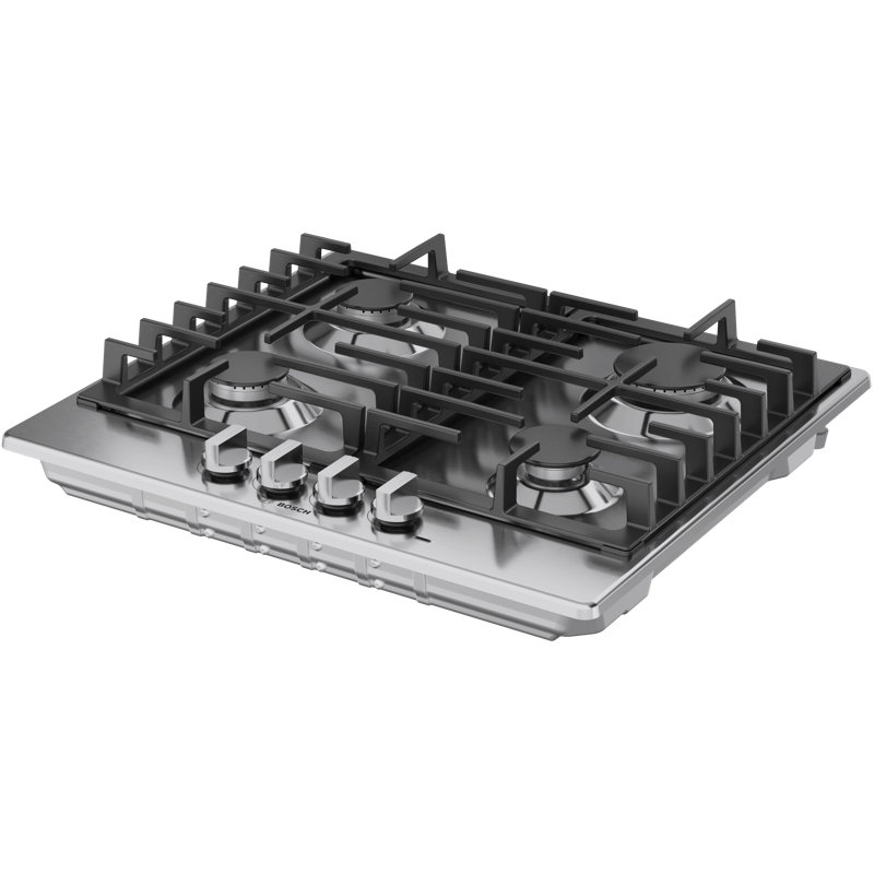 500 Series,24' Gas Cooktop,4 Burner,SS