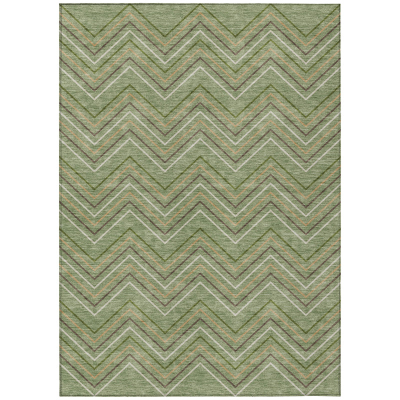 Machine Washable Indoor/Outdoor Chantille ACN2391 Geometric Rug, Rectangle 9' x 12'