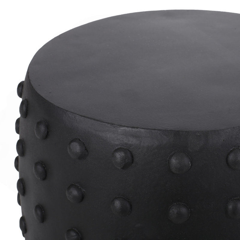 Table d'appoint d'extérieur en béton léger