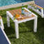 Ensemble de chaises longues en aluminium Chandrine
