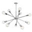 Lustre linéaire spoutnik moderne à 10 lumières Kyla-37046433