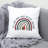 Christmas Rainbow9 Polyester/Polyester Blend Reversible Throw Pillow-2022556868