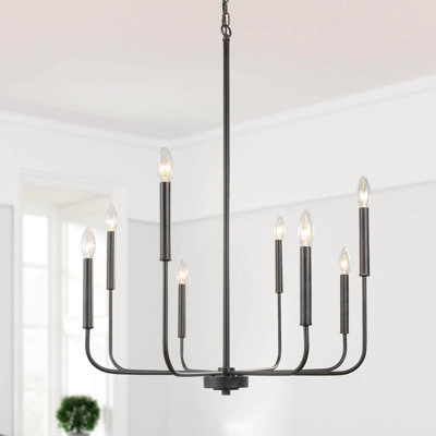 Kaymarie 8 - Light Dining Room Candle Style Modern Farmhouse Chandelier UL Certified