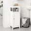 Armoire de rangement pour salle de bain avec tablettes réglables - à personnaliser en peinture blanche pour un nettoyage facile