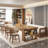 Large Solid Wood Table with Drawers-119529981