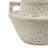 Textured Terracotta Decorative Vase with Dual Handles Modern Accent for Floral Arrangements