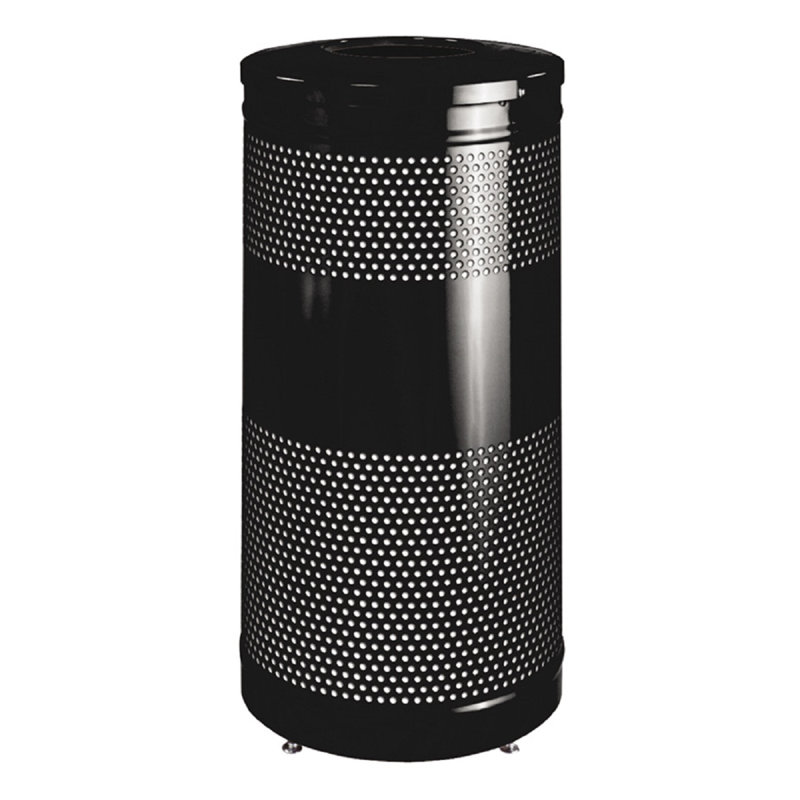 Poubelle 25 gallons avec réceptacle lourd jauge