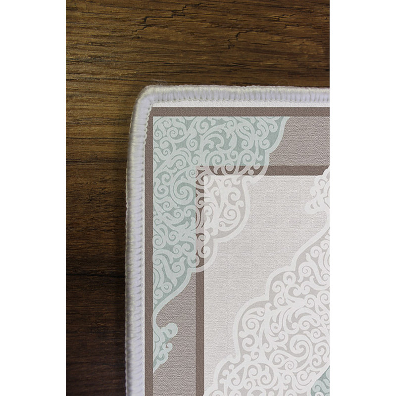 Soft Pink Area Rug (4 ft x 6 ft), 100% Polyester, 650 g/m², Pile Height: 0.2 in | Digital Printing, Antibacterial, Eco-Friendly, Non-Slip PVC Dot Underside | Machine Washable, Perfect for Living Room & Bedroom Decor