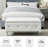 Upholstered Storage Ottoman Bench For Bedroom End Of Bed Faux Leather Rectangular Storage Benches Footrest With Crystal Buttons For Living Room Entryway-1977612123