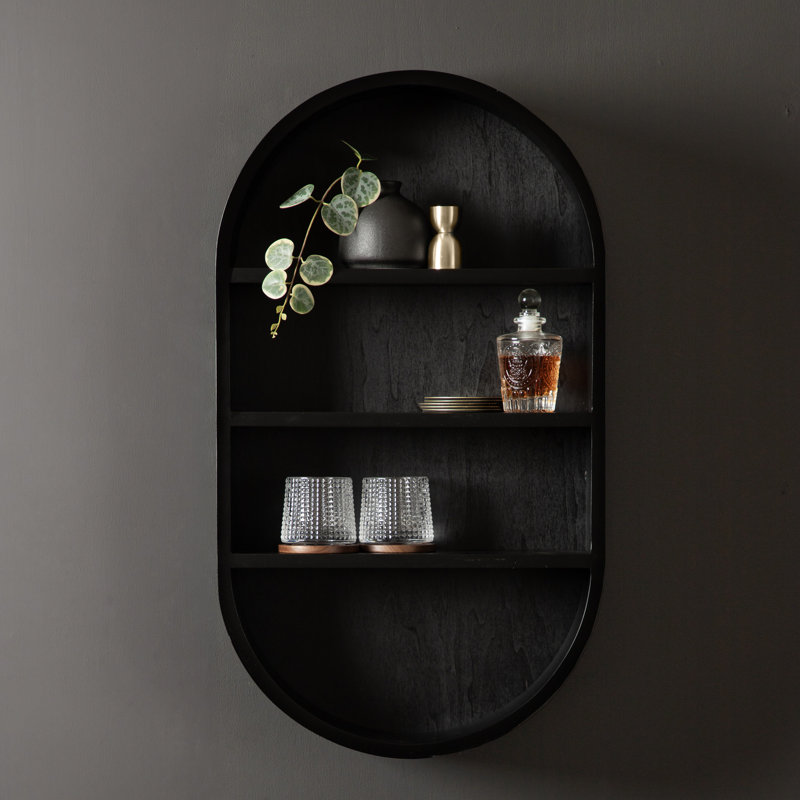 Tablette murale Minx, Noir