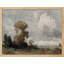 «Country Road Trees Cloudy Sky» sur papier-98298847-98298851