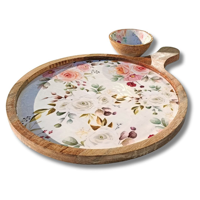 Lark Manor Wood Chips And Dip Platter